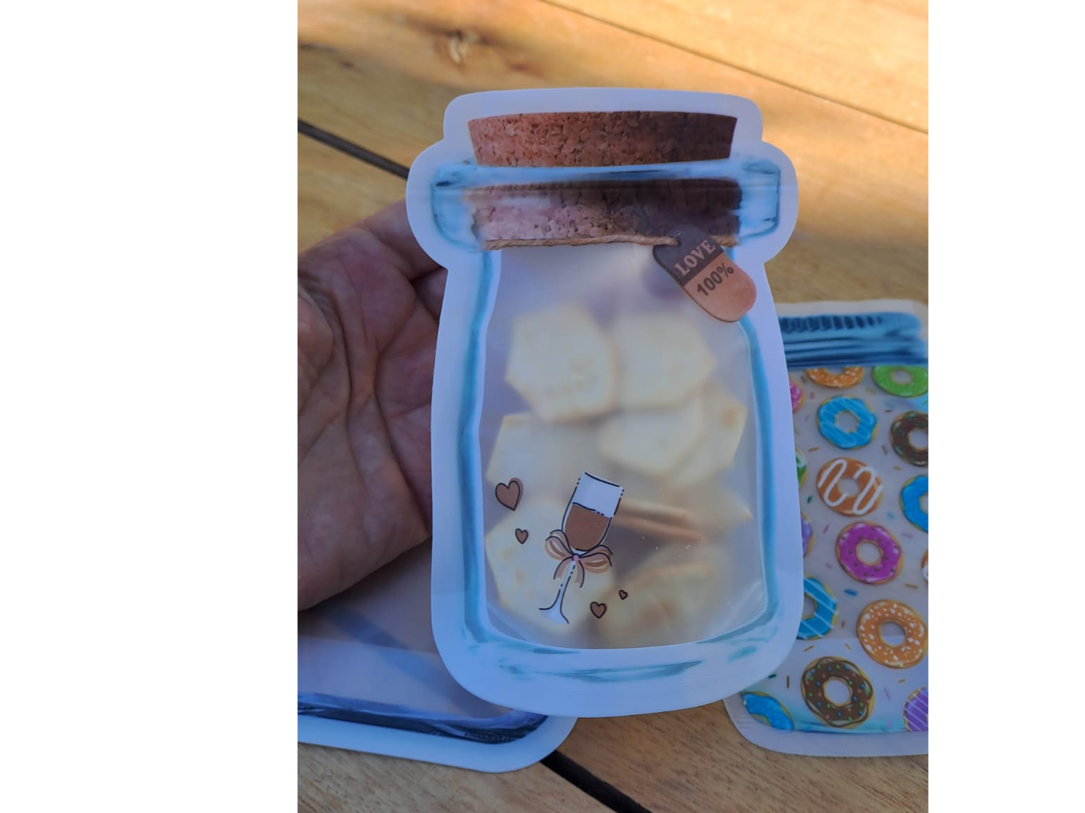 BOLSA HERMETICA DISEÑO IMPORTADOS   - 10 x 15 cm - CIERRE HERMETICO DOYPACK