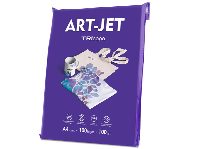 PAPEL PARA SUBLIMAR TRICAPA ARTJET x 100 Hojas