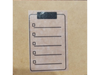 SELLO HOJA DE NOTAS CON ITEMS - 6,5CM * 4CM