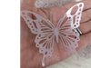 ADORNO MARIPOSA COLORES PASTELES 3D X 12 UNIDADES
