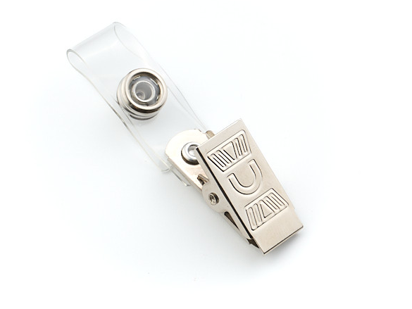 BROCHE COCODRILO METALICO CON TIRA X 20 UNIDADES