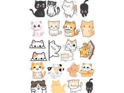 STICKERS - GATITOS - Resistentes