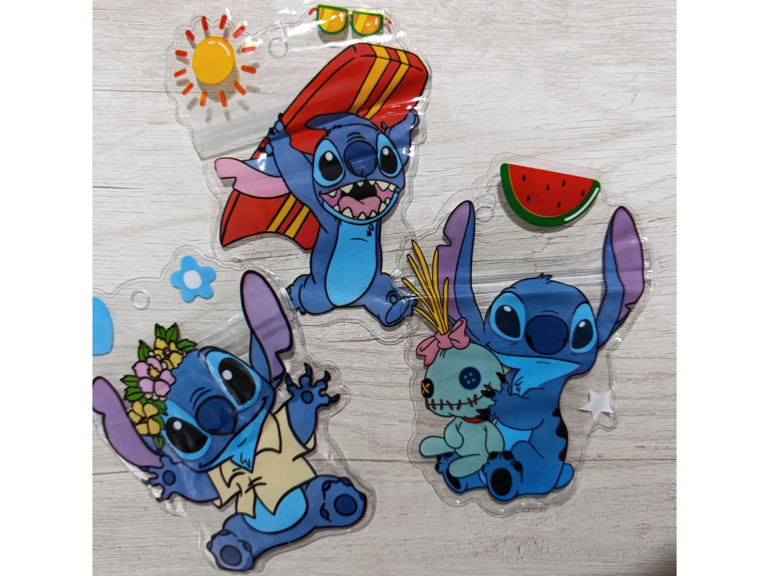 BOLSA HERMETICA DISEÑO STITCH - 10 x 15 cm - CIERRE HERMETICO