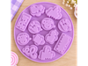 MOLDE SILICONA MINI FIGURAS BOMBONES SIMBOLOS