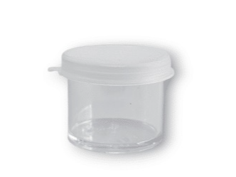 TUBO ACRILICO CON TAPA A PRESION