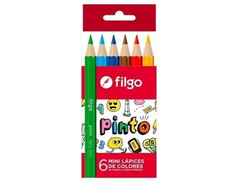 LAPICES DE COLORES 6 UNIDADES CORTOS