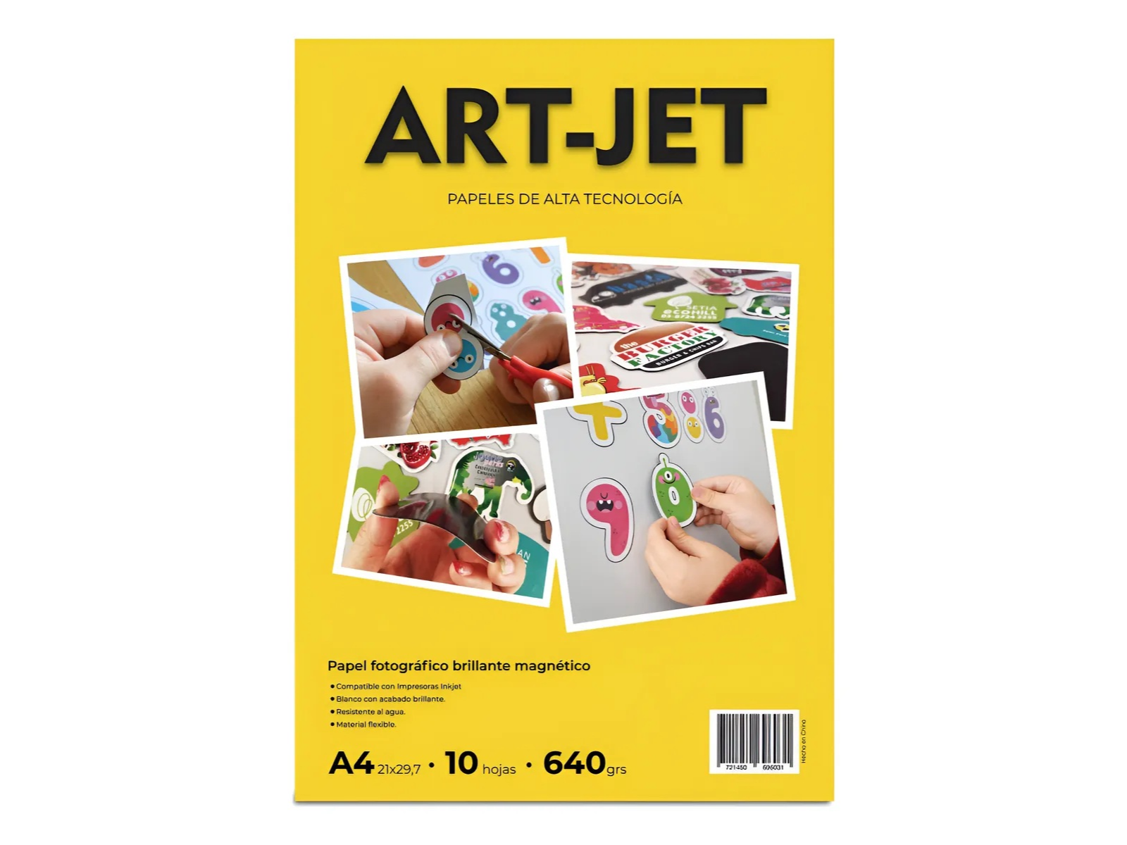 PAPEL FOTOGRAFICO MAGNETICO A4 X 10 HOJAS