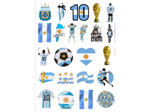 STICKERS - FUTBOL - Resistentes