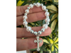 DENARIO DE PERLAS ROSA PASTEL CON CRUZ PARA SOUVENIRS