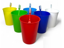 VASO ECO  + CEPILLO DE DIENTES