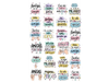 STICKERS DTF - FRASES AMIGA COLORES PASTELES