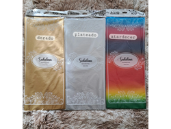 PAPEL DE SEDA COLORES ESPECIALES RESMA DE 25 HOJAS- SEDALINA