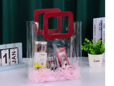 BOLSA C/ MANIJA CUADRADA CUERINA  IMPORTADAS