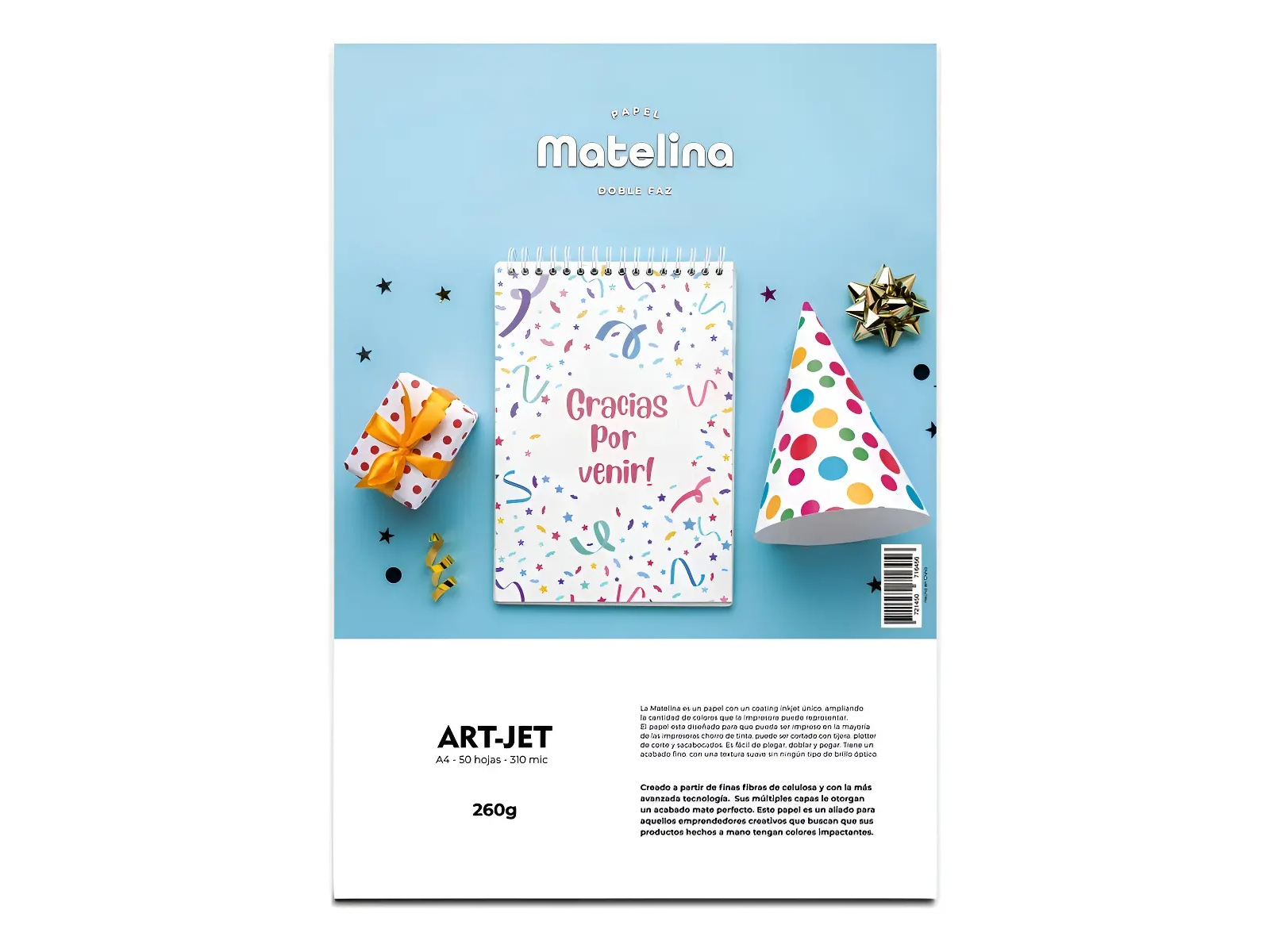 MATELINA 260gr. DOBLE FAZ ARTJET X 50 H