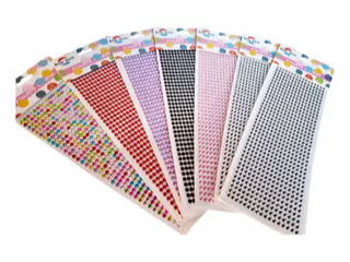 STRASS AUTOADHESIVOS EN BLISTER GRANDE XL : 27CM*9CM