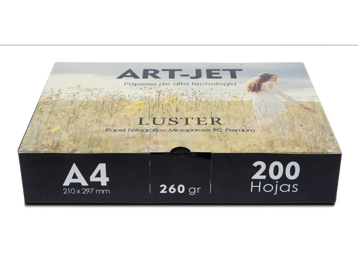 PAPEL FOTOGRAFICO 260G MICROPOROSA RC  FINE LUSTER  PREMIUM X 20 HOJAS