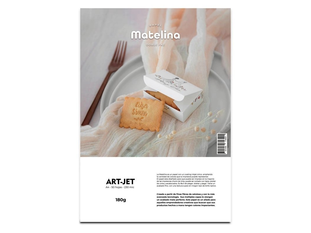 MATELINA 180gr.  DOBLE FAZ ARTJET X 50 H