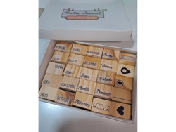 KIT SELLOS BULLET JOURNAL - AGENDA - DIAS Y MESES - INCLUYE 25 SELLOS