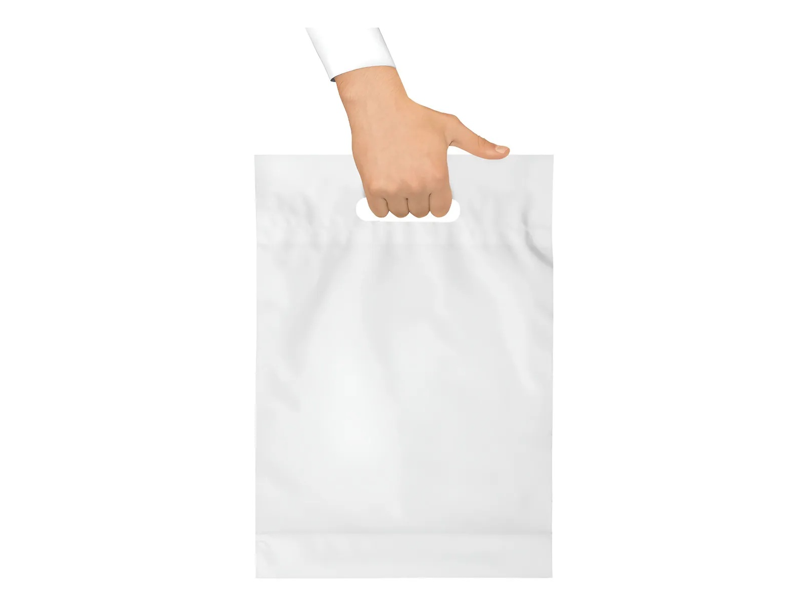 BOLSA C/ MANIJA RIÑON 25X 35 cm - 50 UNIDADES