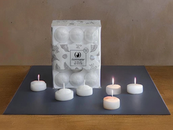 VELAS DE NOCHE LUMINARTE 2 cm de alto x 3.5 cm de ancho