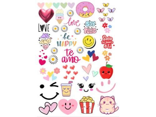 STICKERS - EMOGIS VARIOS - Resistentes