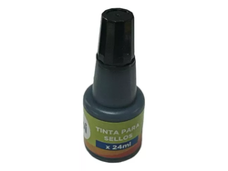 TINTA NEGRA P/SELLOS DE GOMA 24ML. IBI