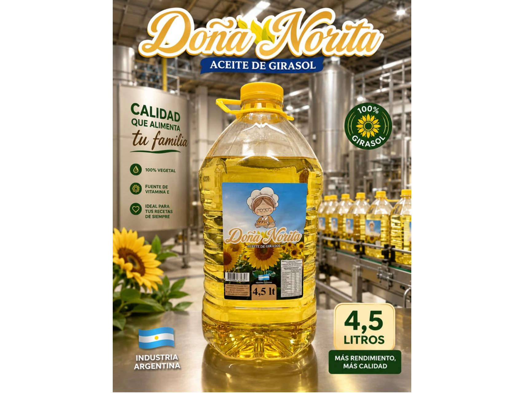 ACEITE DOÑA NORITA 4.5L