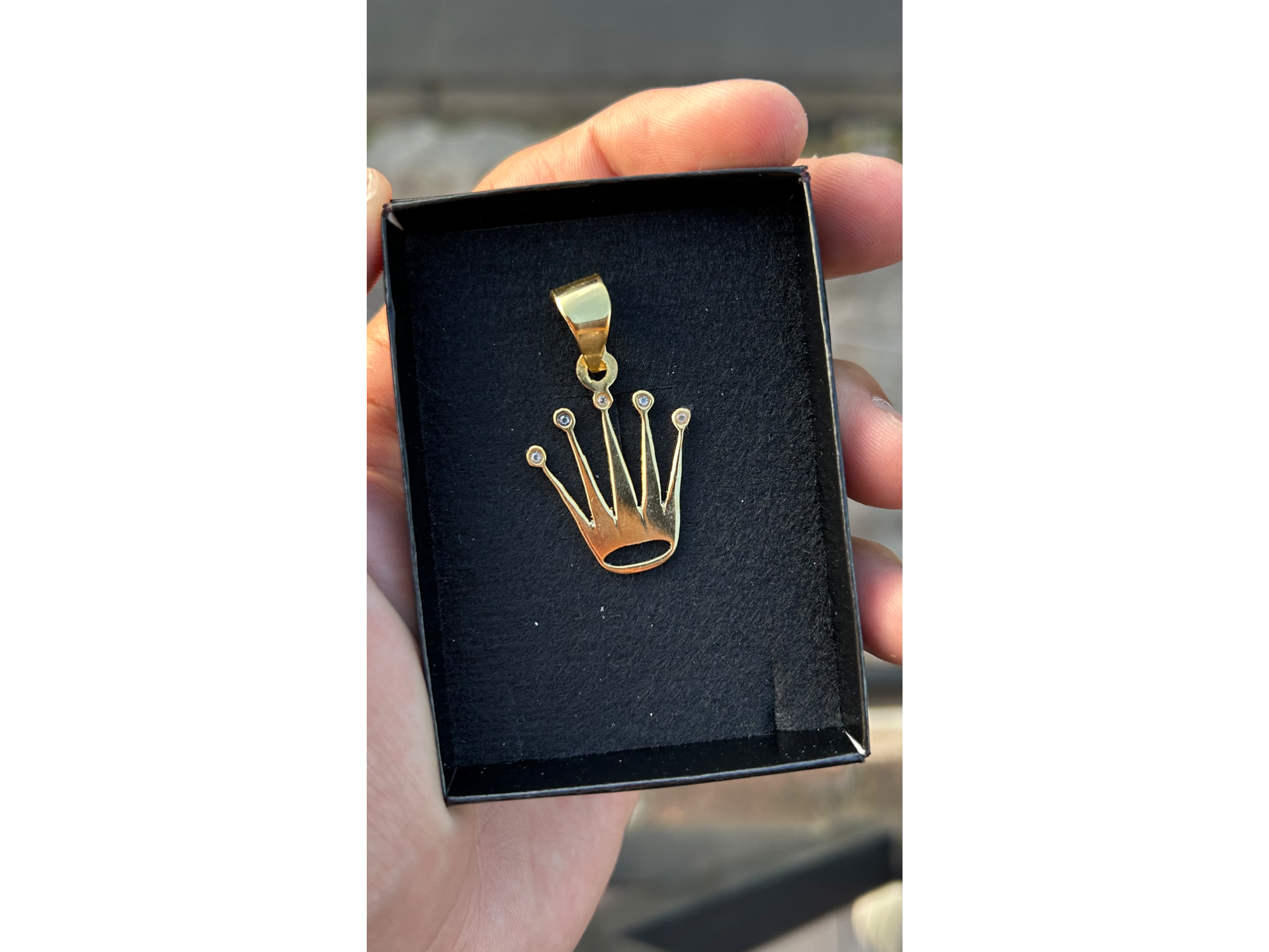 Corona rolex con piedras