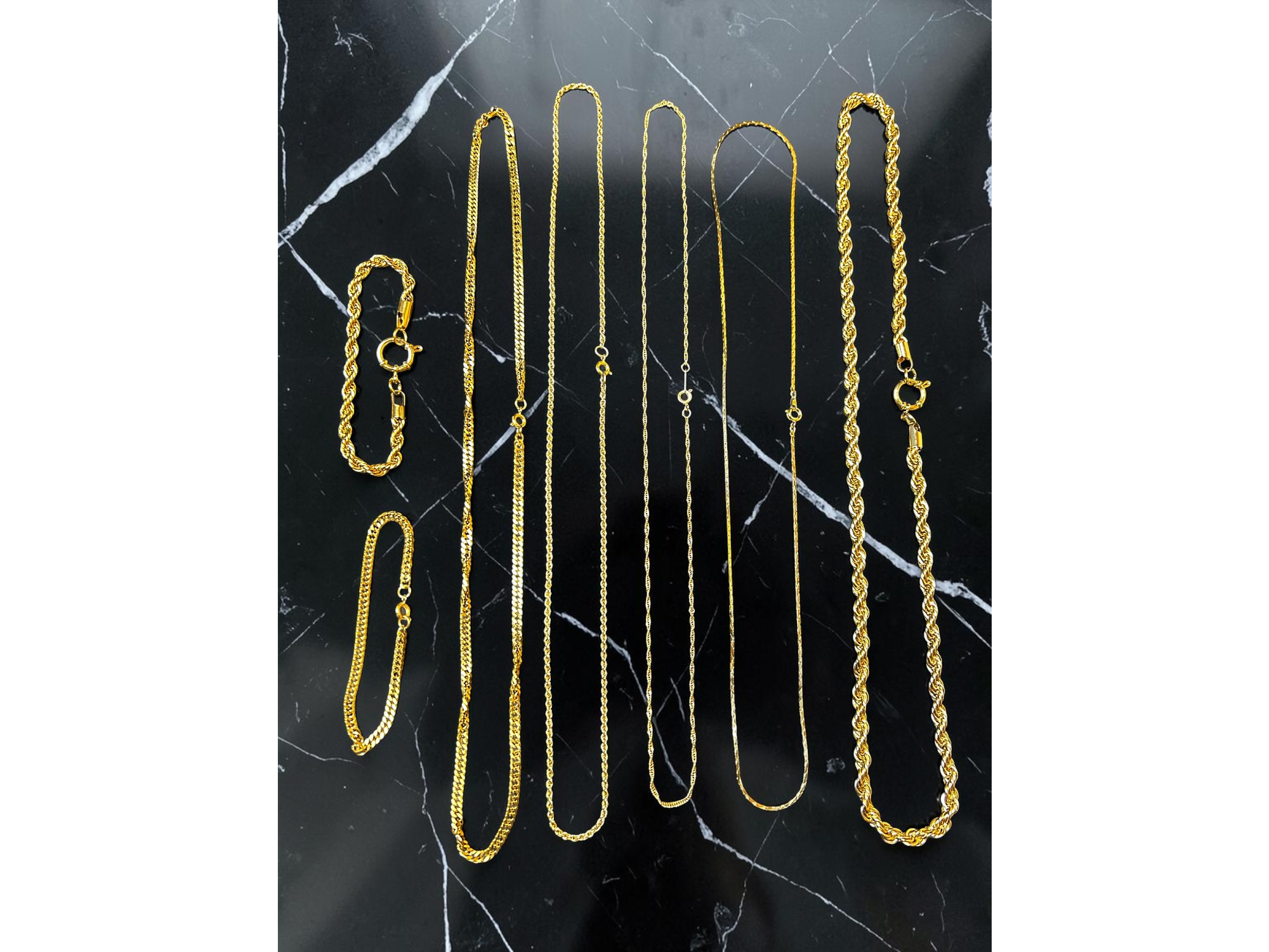 💼Combo Set Completo BLACKD – Cadenas + Pulseras + Dijes 💎