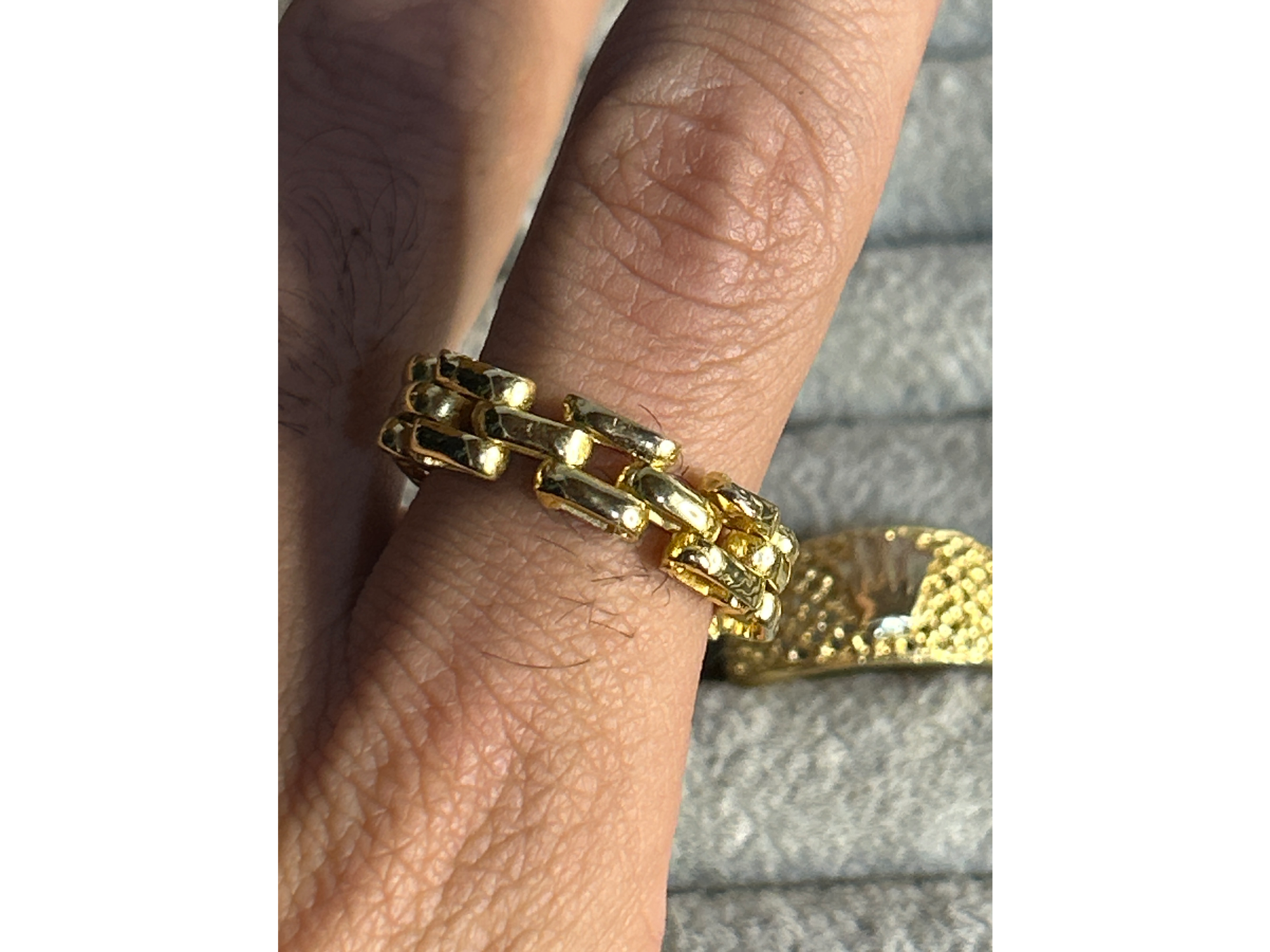 Anillo Phanter 3 filas Grueso