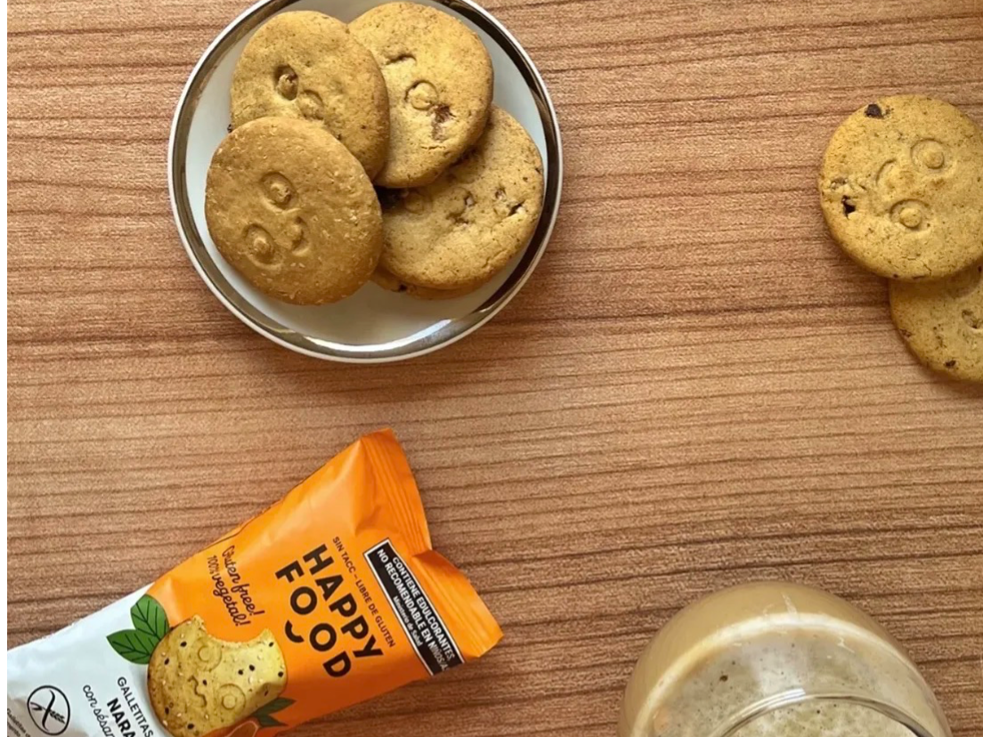 Galletas happy food naranja 120g
