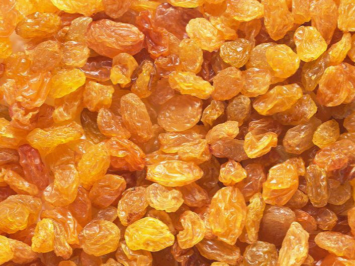 Pasas de uva rubias