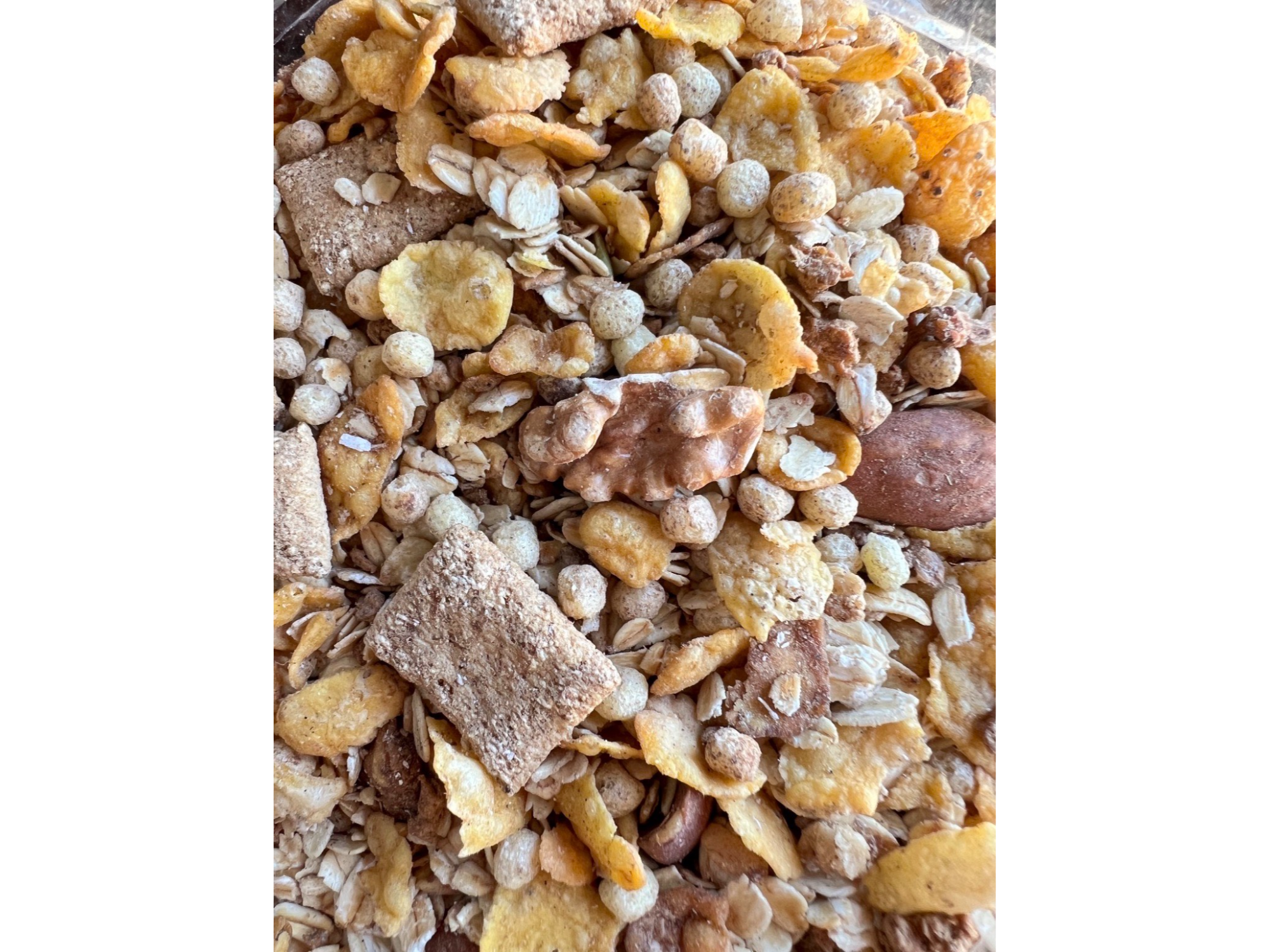 Granola con stevia y pasta de maní