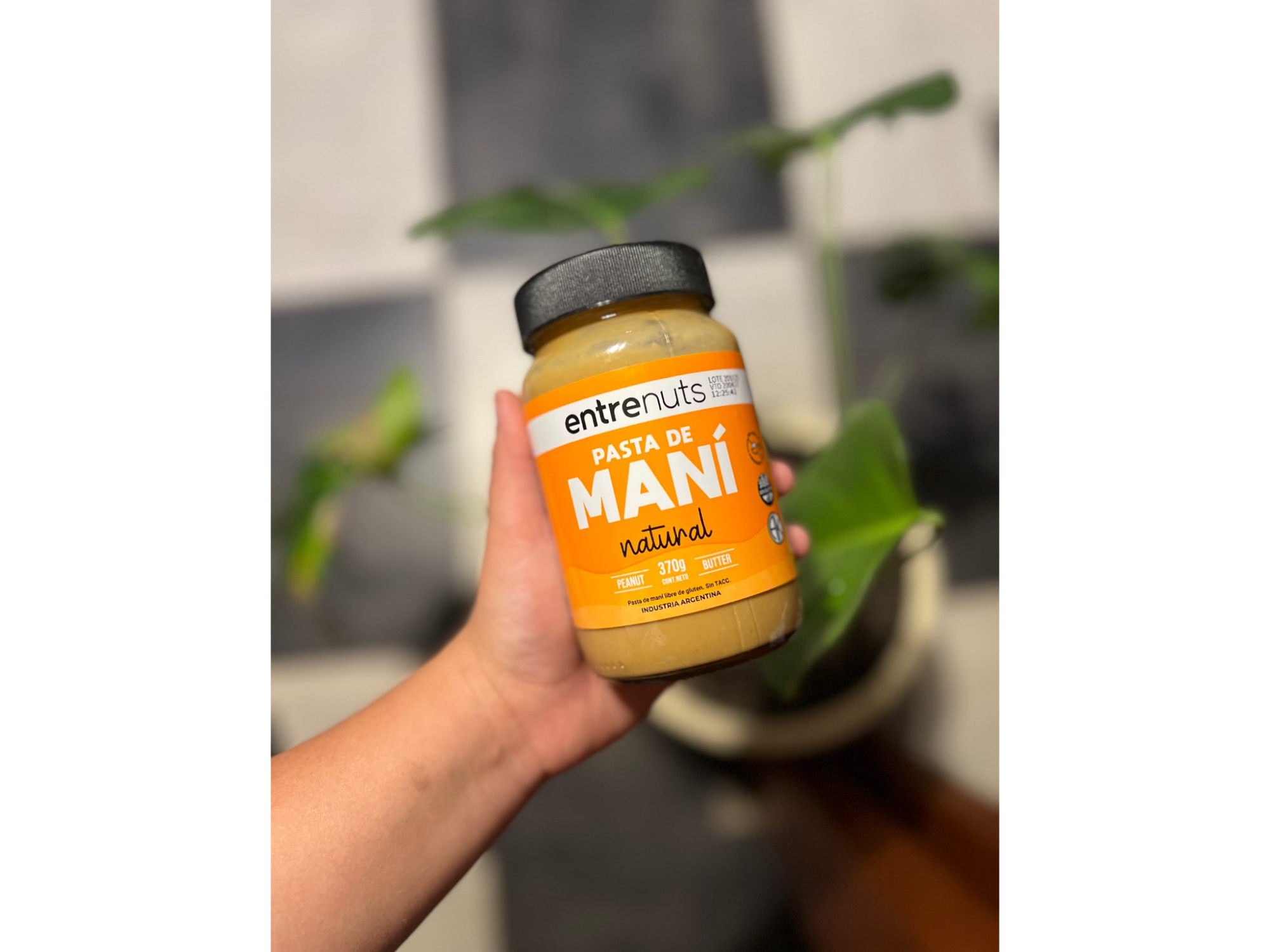 Pasta de maní natural 370g