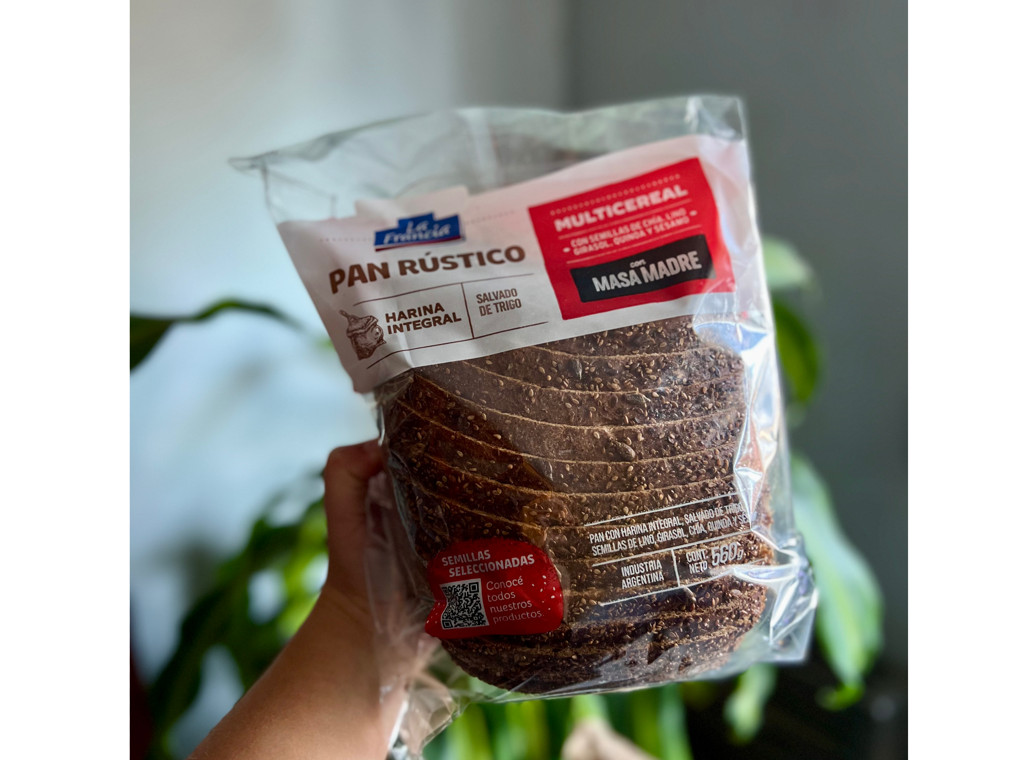 Pan rústico multicereal 560g