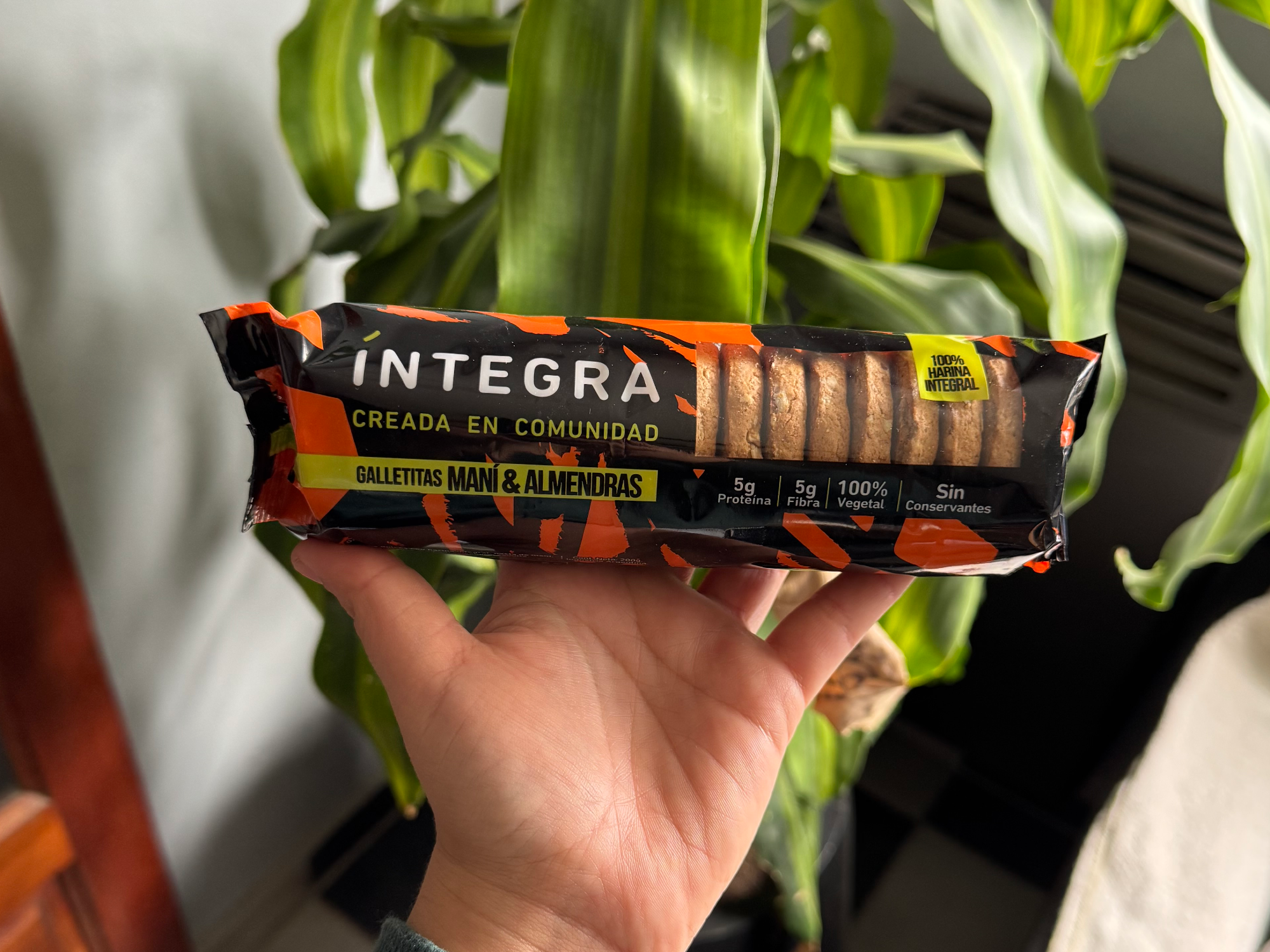 Galletas integra maní y almendras 200g