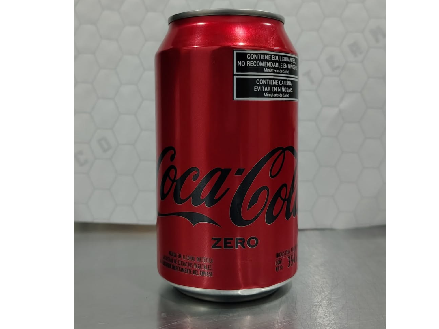 Coca Zero lata de Frans burgers