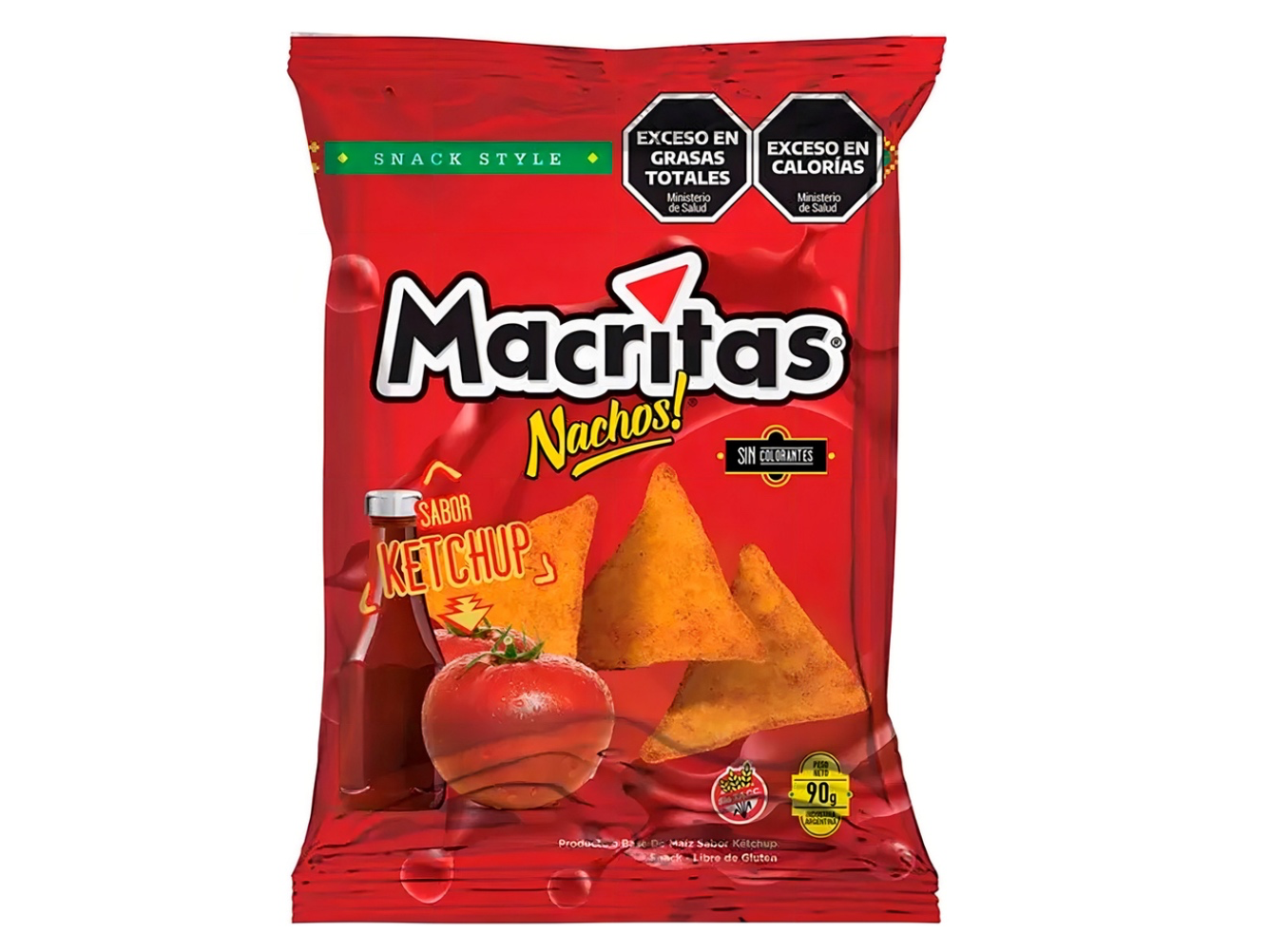 Nachos maceitas sabor Ketchup 🍅 x50gr