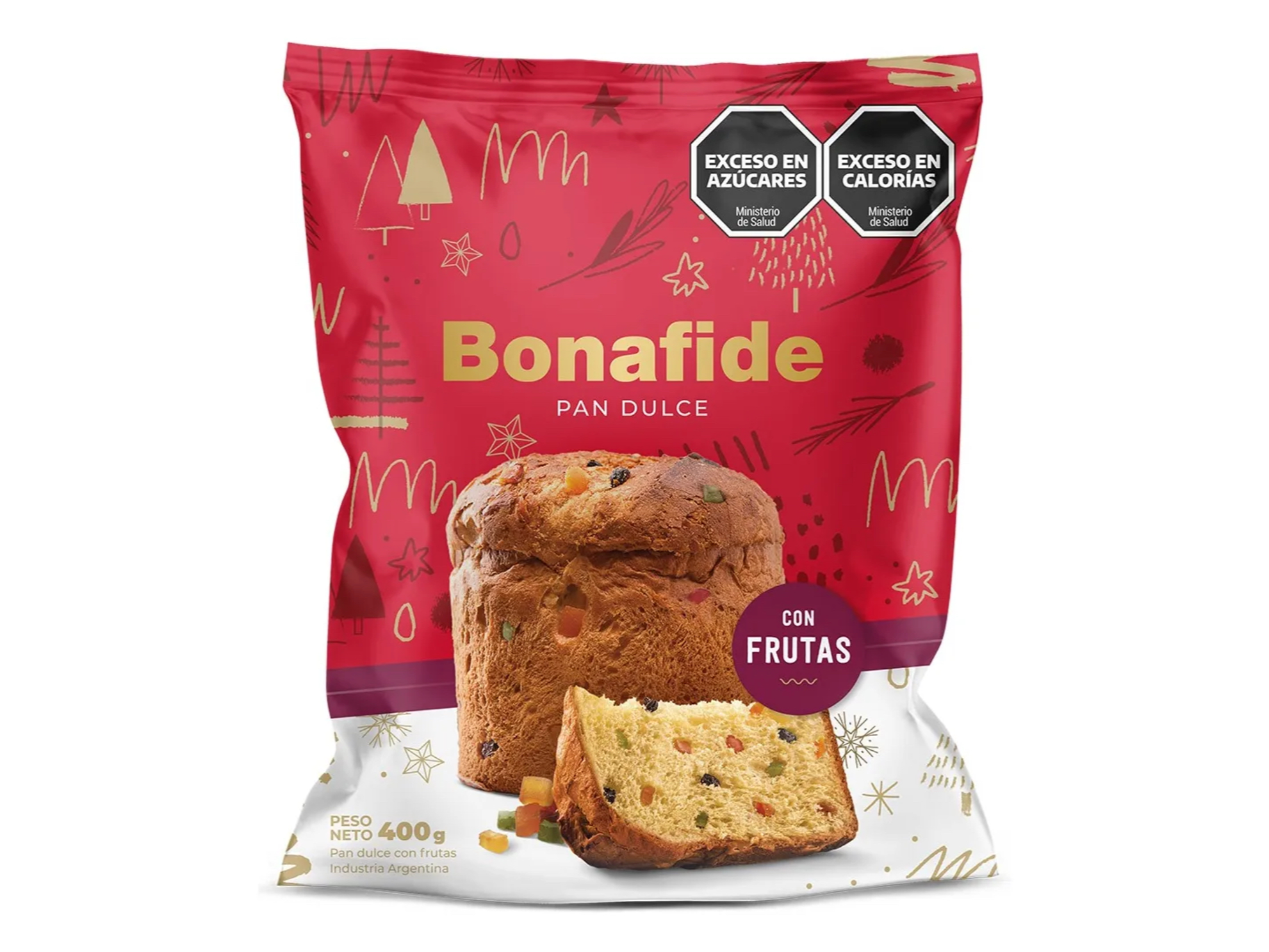 Pan dulce BONAFIDE - frutas
