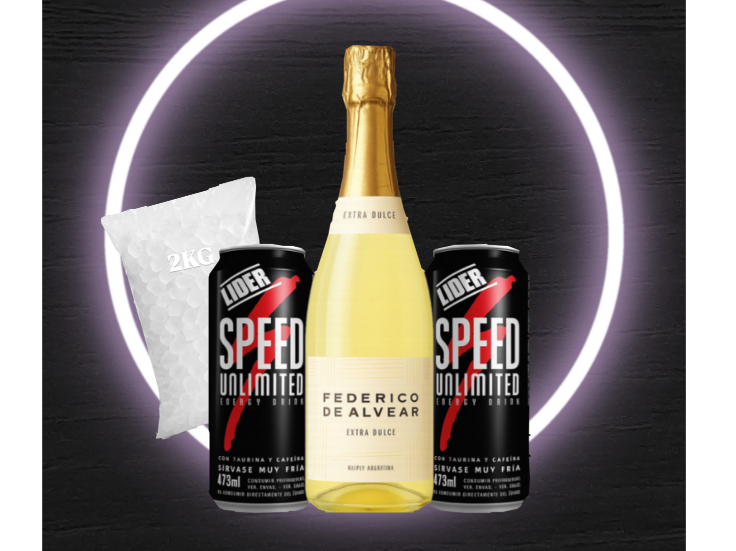 Federico + 2 speed XL + hielo