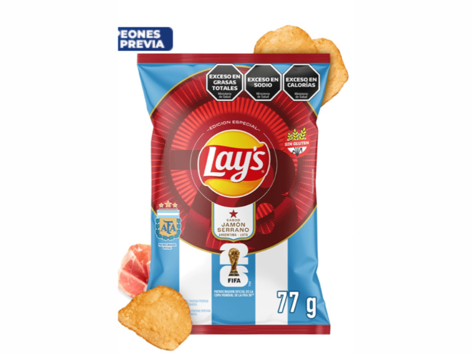 Lays sabor Jamón serrano 77Gr. 🇦🇷
