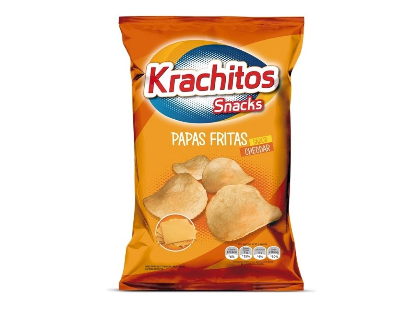 Papas F. Krachitos - cheddar 55 gr