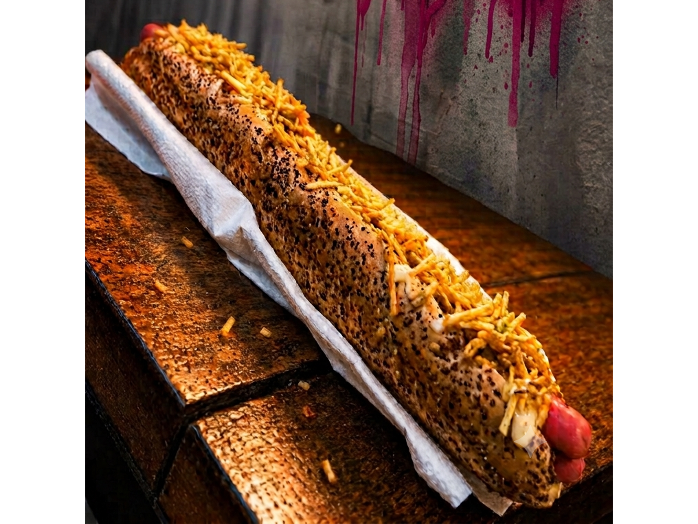 PANCHO XXL ( 44CM ) - clásico : aderezos y lluvia de 🍟