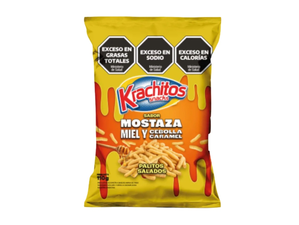 Palitos krachitos sabor mostaza miel y cebolla 🧅 -110gr