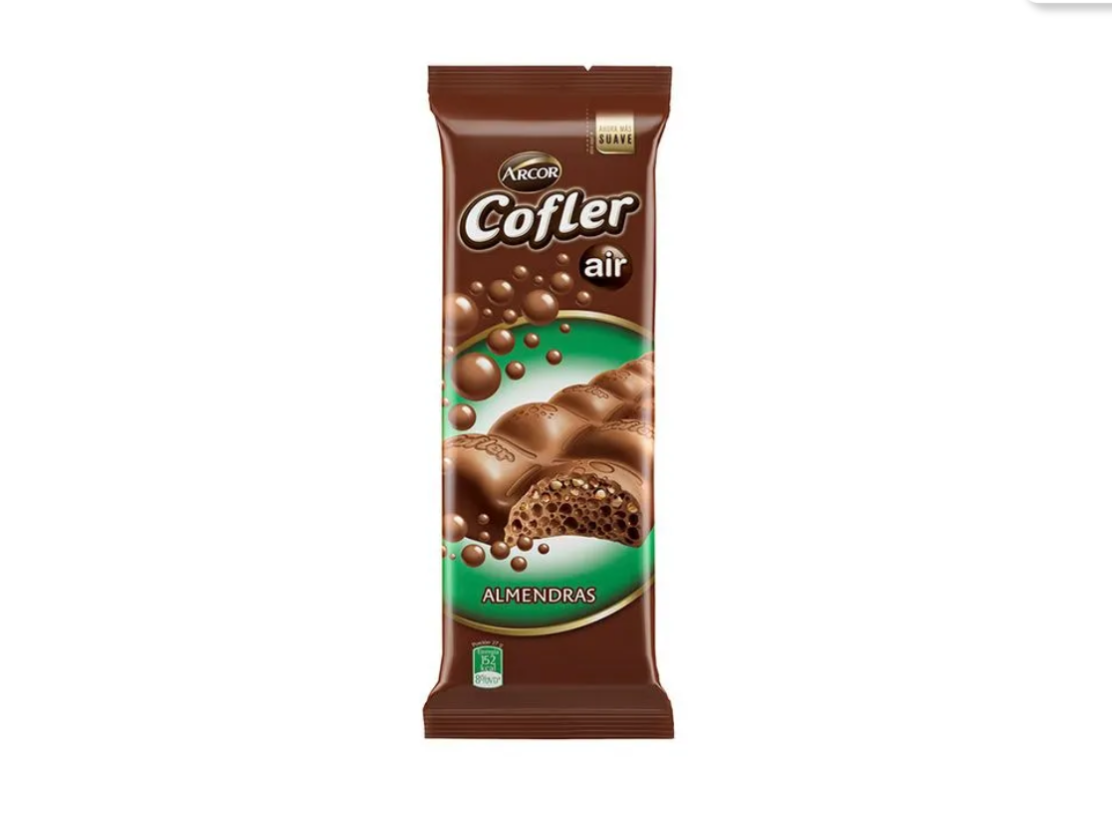Cofler aireado Almendras 🍫55gr