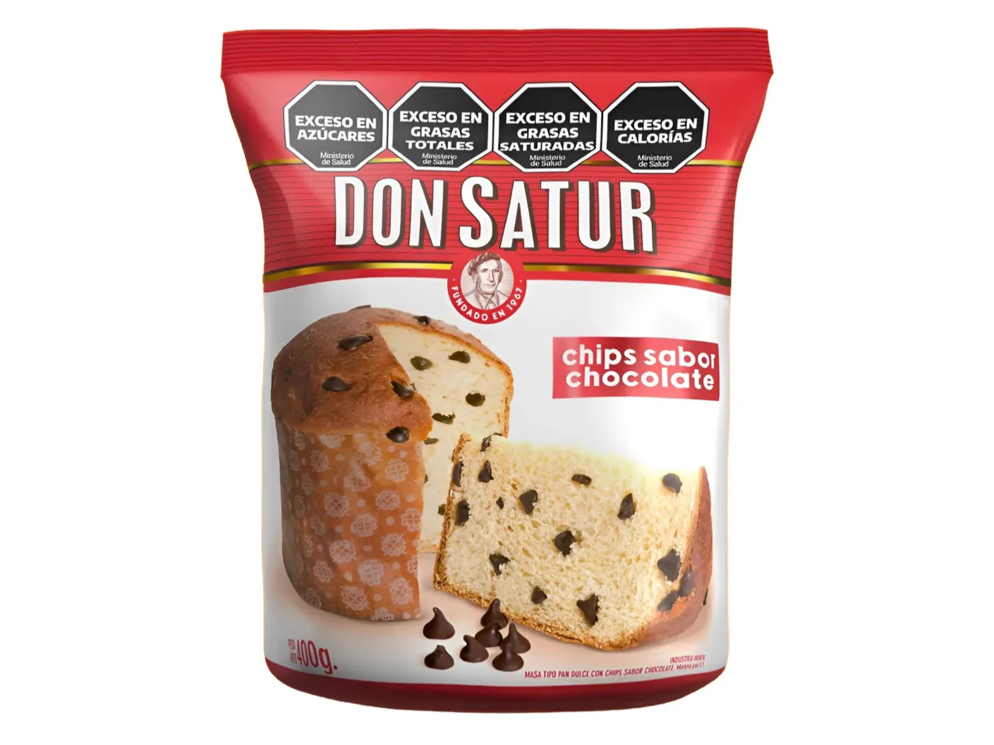 Pan dulce Don Satur- chips de chocolate