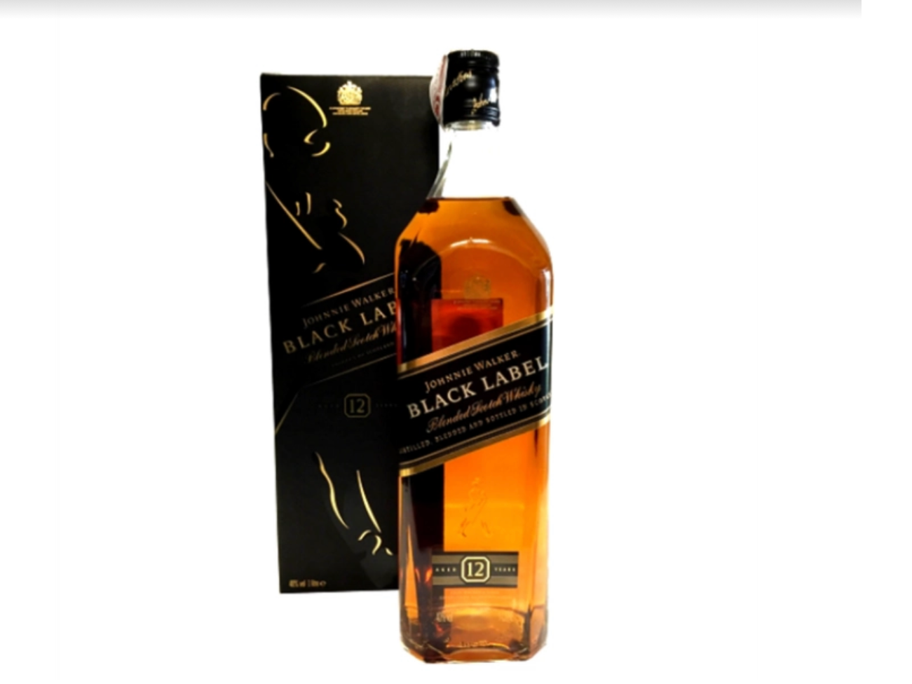 Johnnie walker- black label 750 c/caja