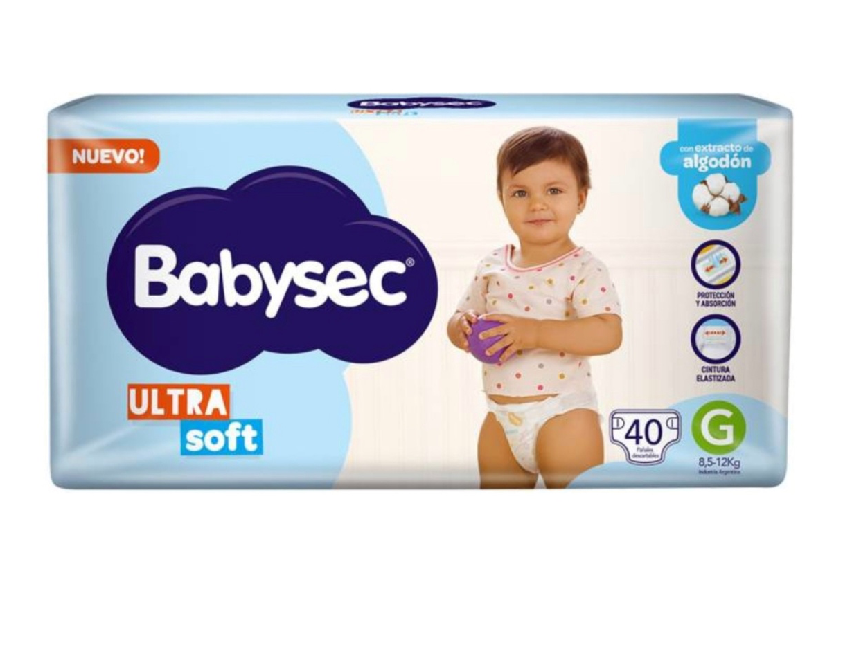 Babysec Ultra Soft  Talle : G  /8u
