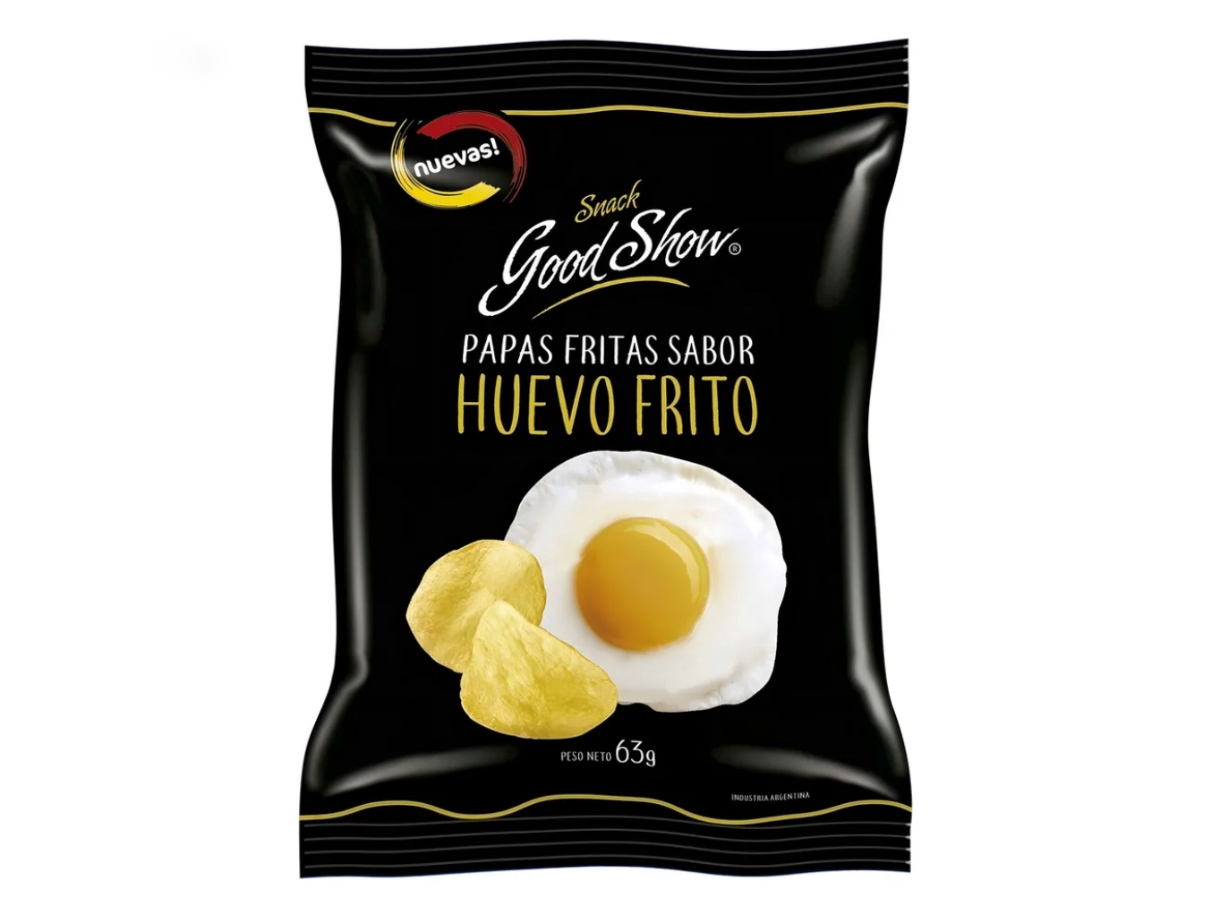 Papas Good show sabor huevo frito 🍳- 63gr