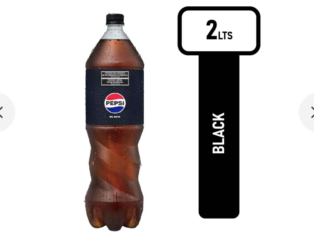 Black Pepsi 2 Lt.